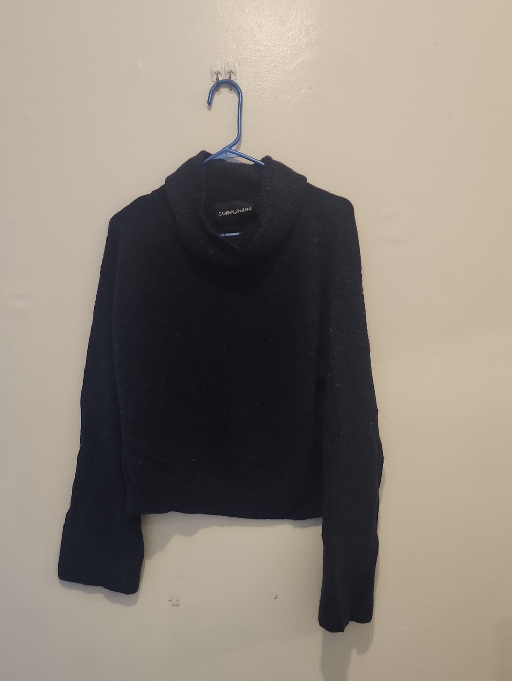 Calvin Klein Black Cowl Neck Women's Sweater